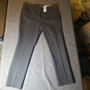 Loft Outlet Six Petite Skinny Ankle Petite Women's Gray Chino Pants New 808